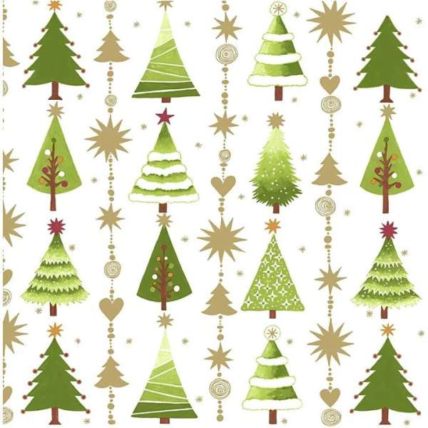 Decoupage szalvéták Christmas Trees (decoupage szalvéták)