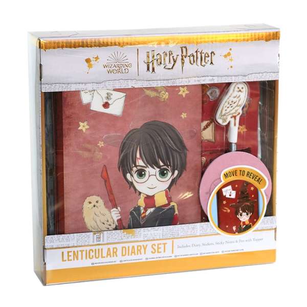 Jegyzetfüzet Harry Potter - készlet tartozékokkal 4 db (jegyzetfüzet)