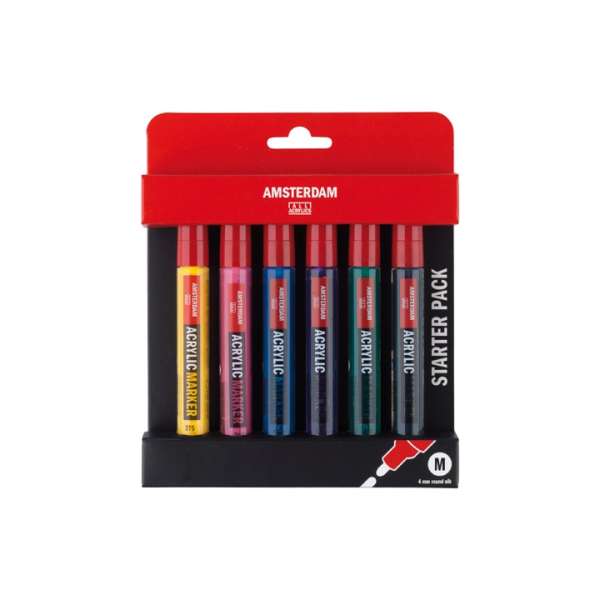 Akril marker szett AMSTERDAM BASIC SET / 6x4mm (Akril marker szett )