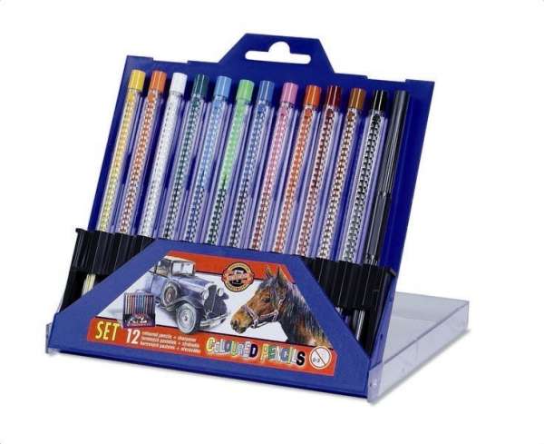 Mechanikus színesceruza  SCALA. 12db (színesceruzák KOH-I-NOOR)