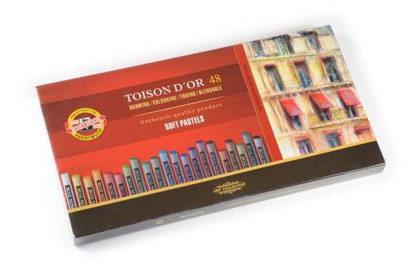 8516 Száraz pasztell TOISON DOR 48db (porpasztell kréták TOISON D´OR)