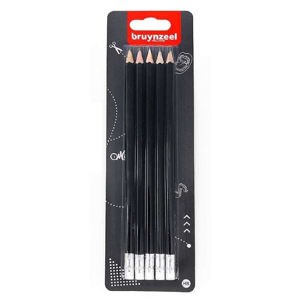 Grafitceruza radíros Bruynzeel Holland / szett 5 db (grafitceruza)