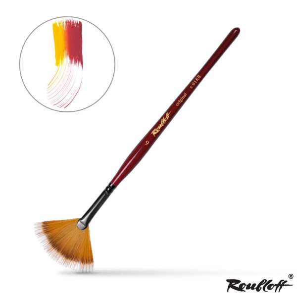 Roubloff Hobby 01RB legyező alakú | többféle méretben (legyező ecset)