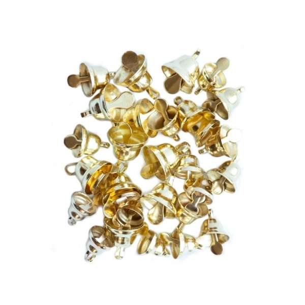 Dekorációs csengő arany 30 darab (karácsonyi dekoráció)