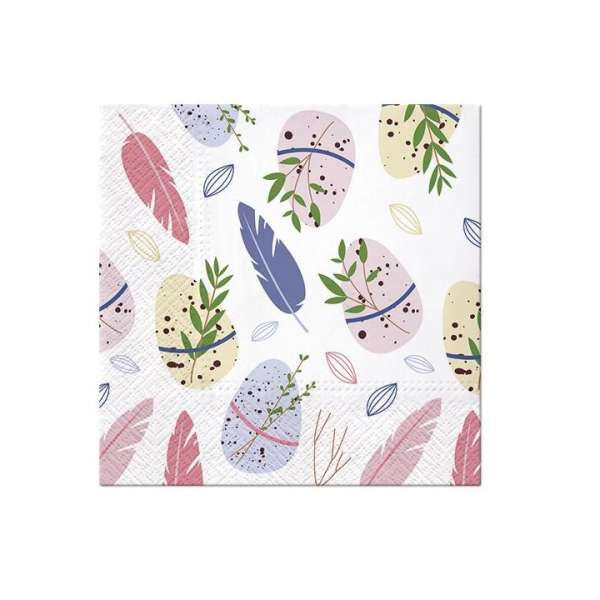 Decoupage szalvéták - Easter Feather  - 1db
