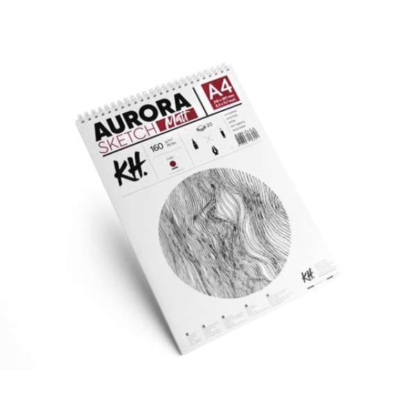 Skiccelő blokk AURORA matt [160g] - 20 lap | különböző formátumok