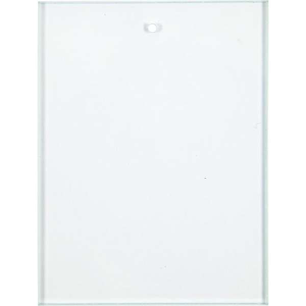 Dekorálható téglalap alakú üveglap - 1 db (függő dekoráció)