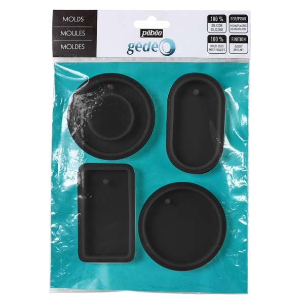 Professzionális szilikon forma Pebeo geometriai formák 4 db