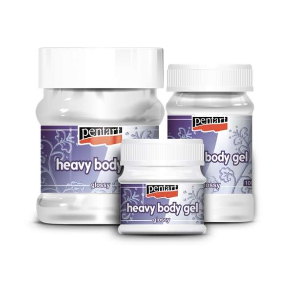 Fenyes gél médium Pentart heavy body  | különböző kiszerelések (Sűrű)