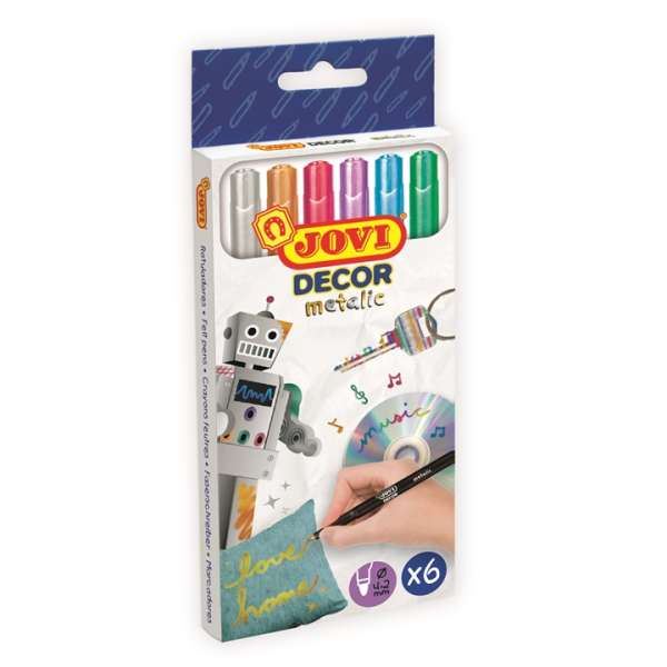 Fém filctollak készlet JOVI 6 db