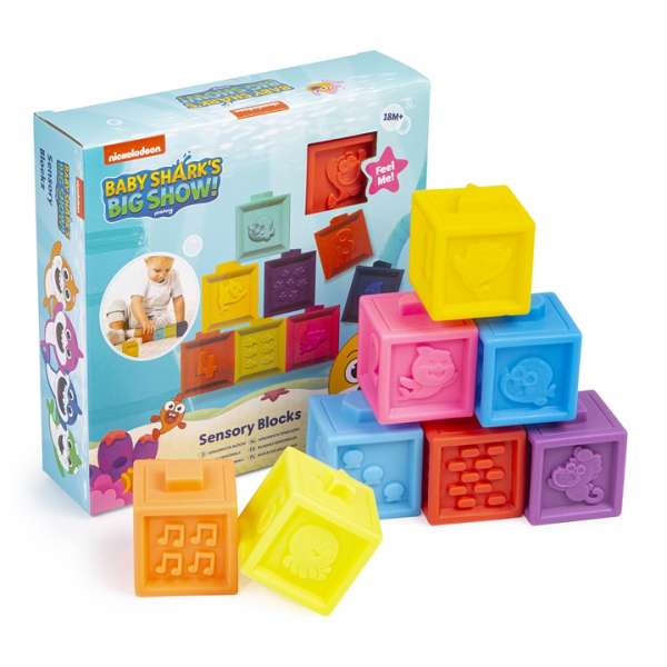 Érzékelő kocka készlet BABY SHARK 8 db