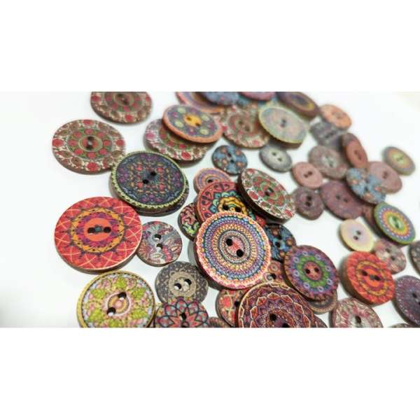 Retro fa gombok | different sizes