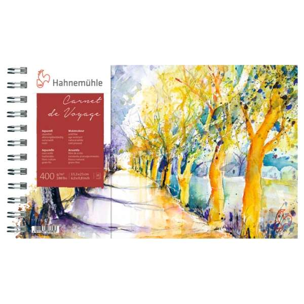 Akvarell tömb HAHNEMÜHLE CARNET DE VOYAGE 15,3 x 25 cm