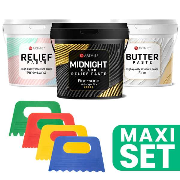 ARTMIE Struktúrpaszták és spatulák készlet