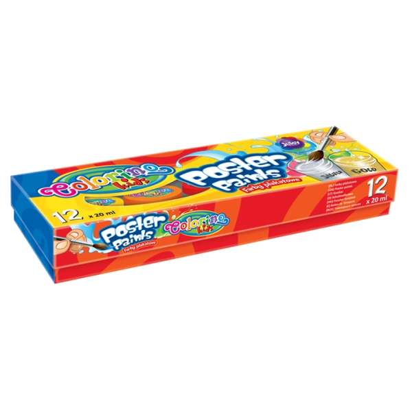 Colorino Tempera festékek tégelyben 12x20ml