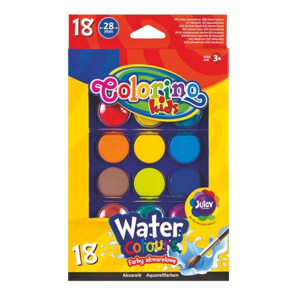 Colorino akvarell 18 darabos készlet
