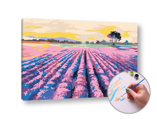 Festés a számok szerint LEVANDO POLE | low difficulty