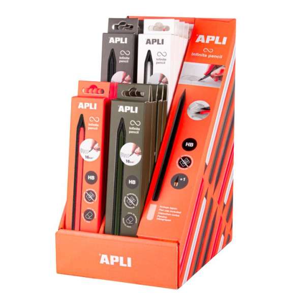 Végtelen ceruza APLI HB | Assorted Colors