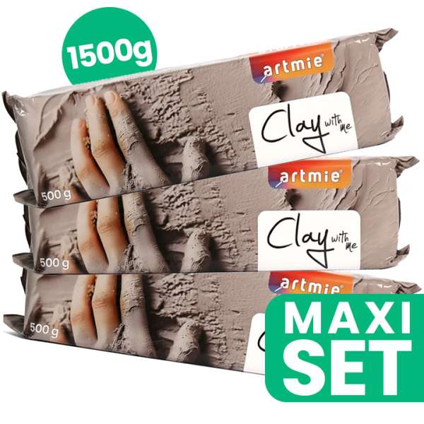 ARTMIE Clay with me modellező gyurma készlet 3x500g
