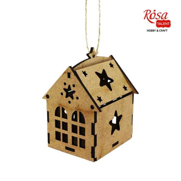 Dekoratív bázis ROSA TALENT ház csillaggal