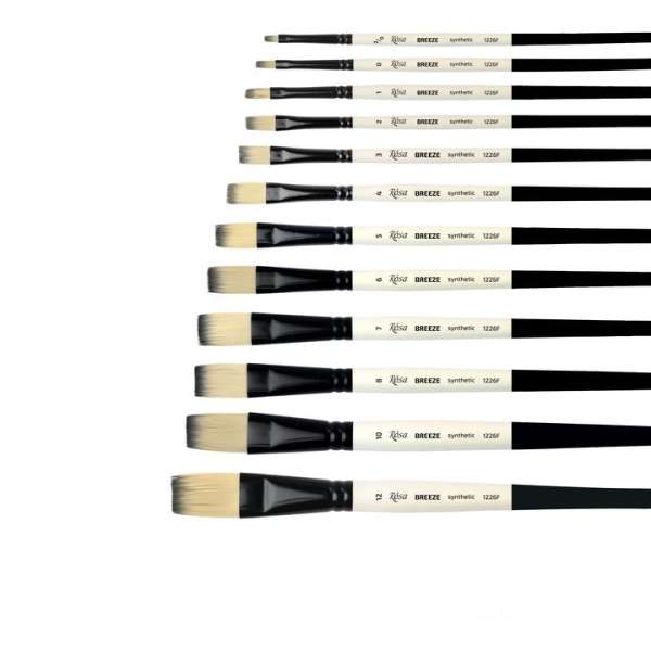 Szintetikus lapos kefe ROSA BREEZE 1226F | Various Sizes