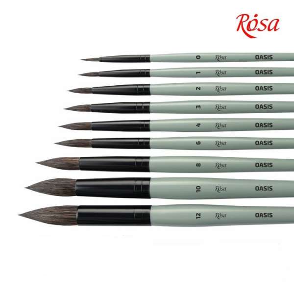 ROSA OASIS 188 Természetes kerek kefe | Various Sizes