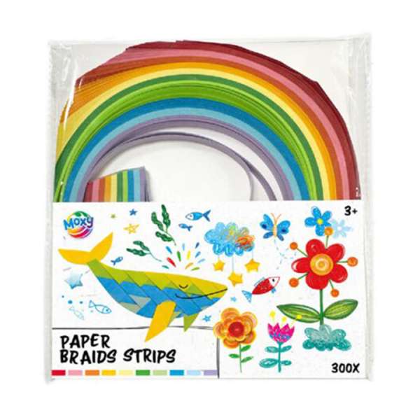 Színes papírcsíkok készlet