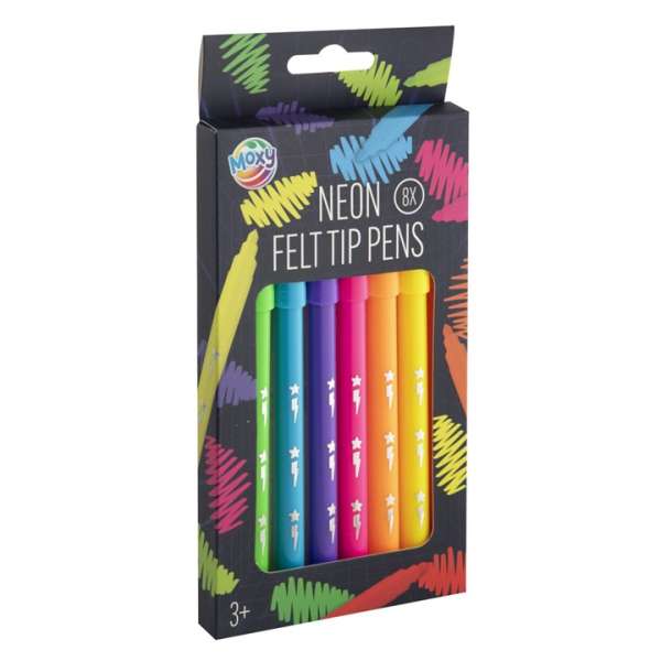 Neon filctollak készlet