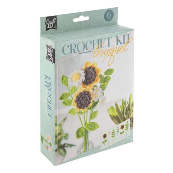 Horgoló készlet: Virágcsokor