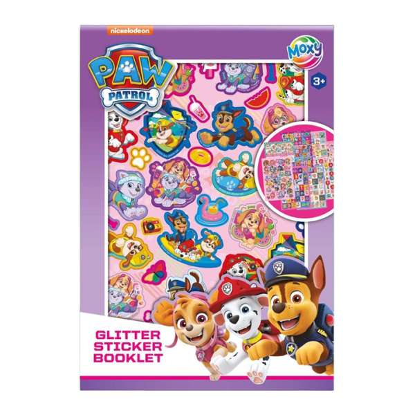 Glitter matrica könyv Mancs őrjárat A5