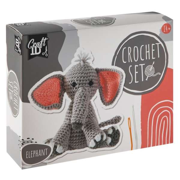 Horgolt készlet Elefánt