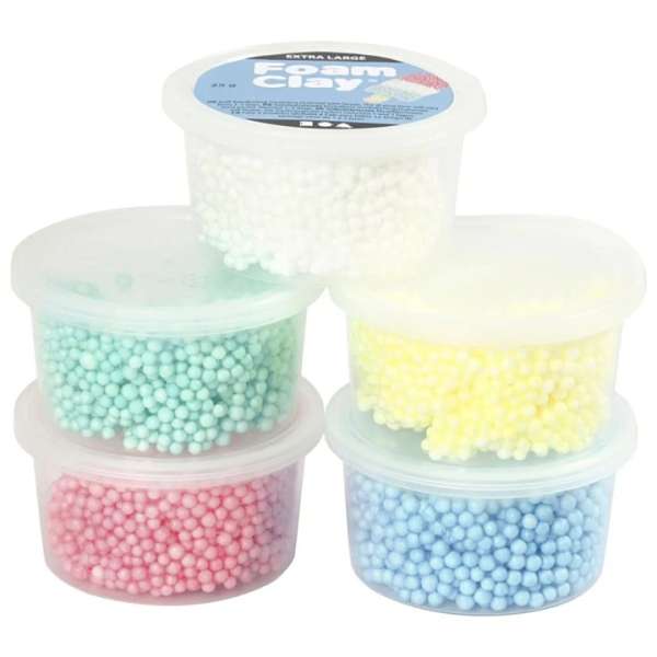 Foam Clay XL kreatív modellező gyurma - 5x25 g