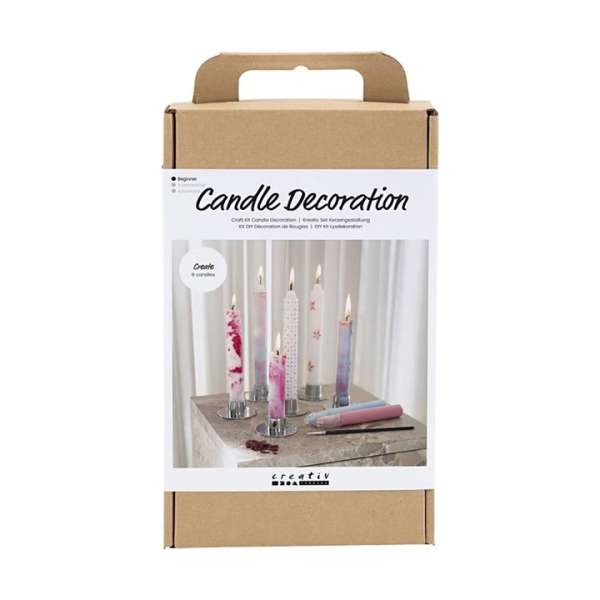 Kreatív gyertya díszítő készlet