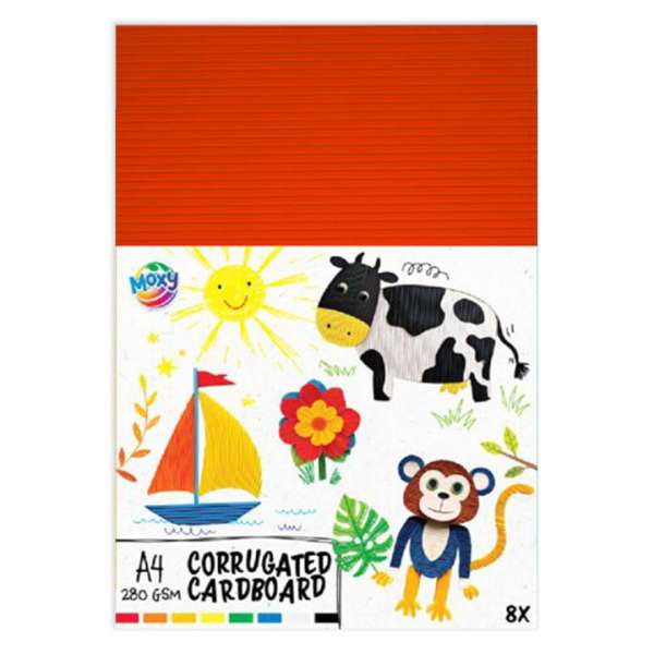 Hullámkarton A4 Mix 8 szín | 8 lap