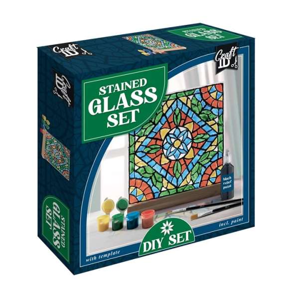 Festett üvegfestmény készlet