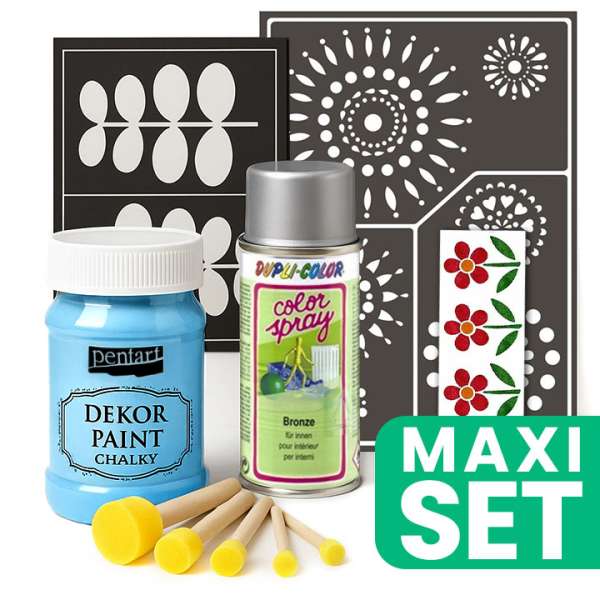 Ezüst spray bútorfelújító készlet - égszínkék