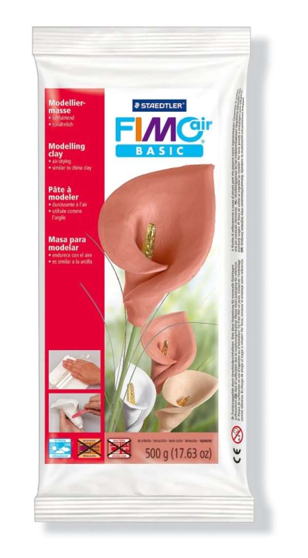 FIMO Air BASIC modellező massza 500 g - Terracota (Hobbi kellék)