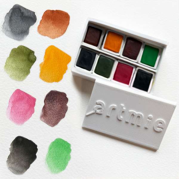 ARTMIE Solo Goya akvarell készlet - 8 darab - Nagymama kertje