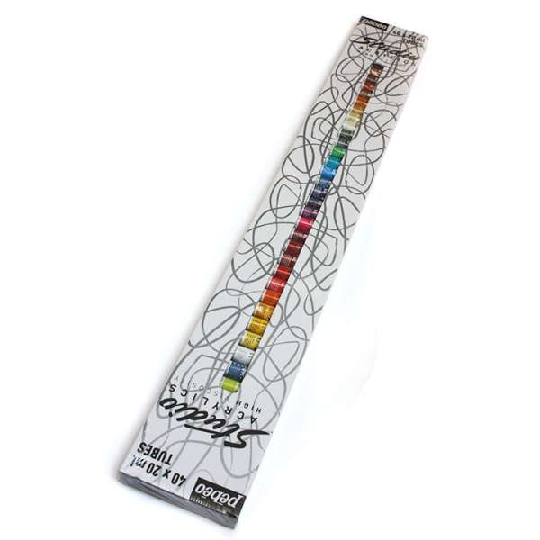Akrilfestékek Studio Acrylic XXL 40x20ml (festőszett PEBEO - 40 tuba)