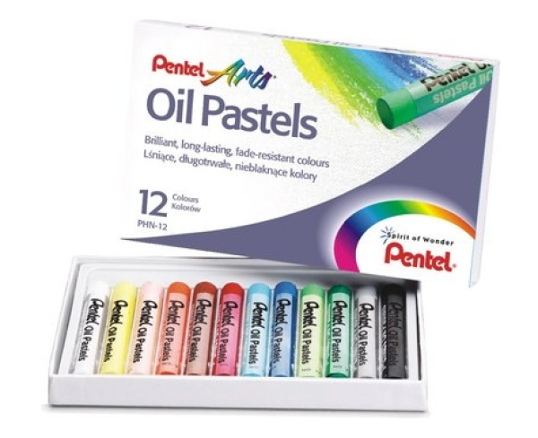 Olajpasztell PENTEL SZETT12 (színesek PENTEL ARTS)
