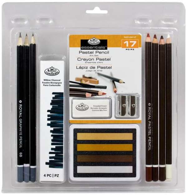17 részes csomag Pastel Pencil ART Set (vázlat készítő készlet)