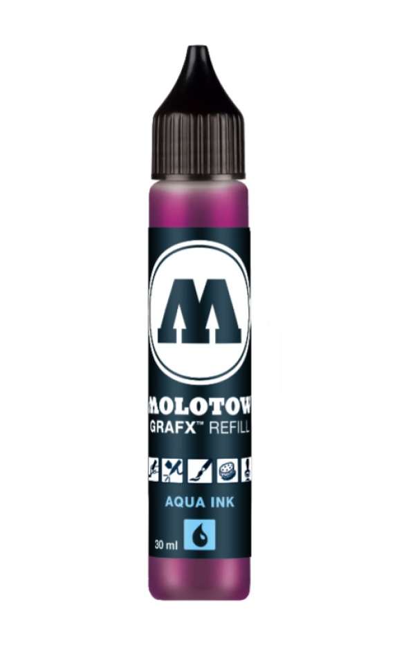 MOLOTOW tartalék töltet GRAFX Aqua INK 30 ml | különböző színek