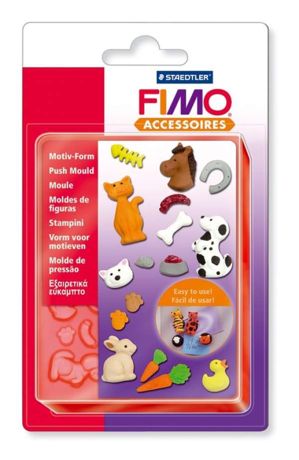 FIMO massza modellező forma - Állatkák (hobbi kellék)