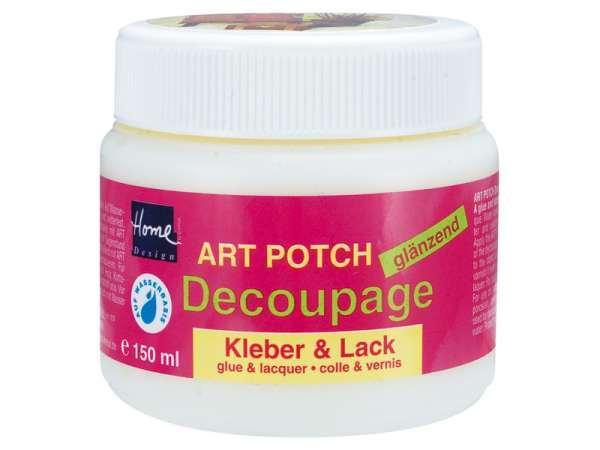 Lakk és ragasztó decoupagehoz 150 / 250 ml ART POTCH Decoupage - fényes | különböző térfogatok