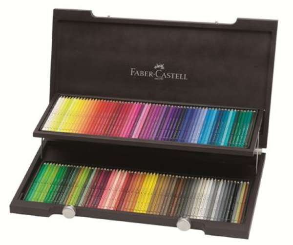 A. Dürer akvarell szinesceruza készlet - 120 db - fa doboz (Faber Castel)