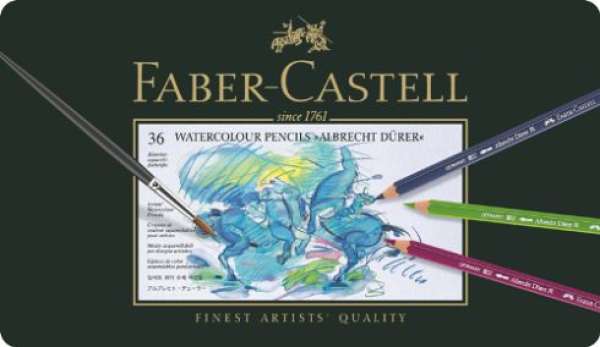 A. Dürer akvarell szinesceruza készlet - 36 db -fém doboz (Faber Castel)