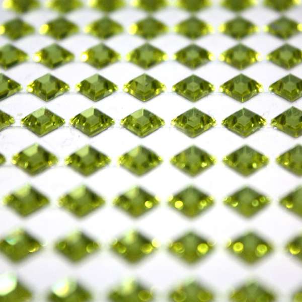 Öntapadó díszek - sárga négyszögök (dekor kellékek)