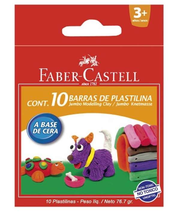 Faber-Castell gyurma / 10 részes készlet (Faber-Castell gyurmák)