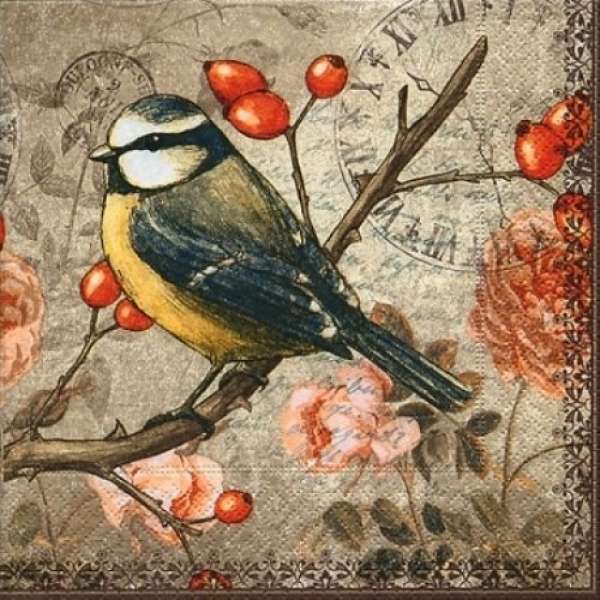DECOUPAGE szalvéta - Bird - 1 db (Decoupage  szalvétatechnika)