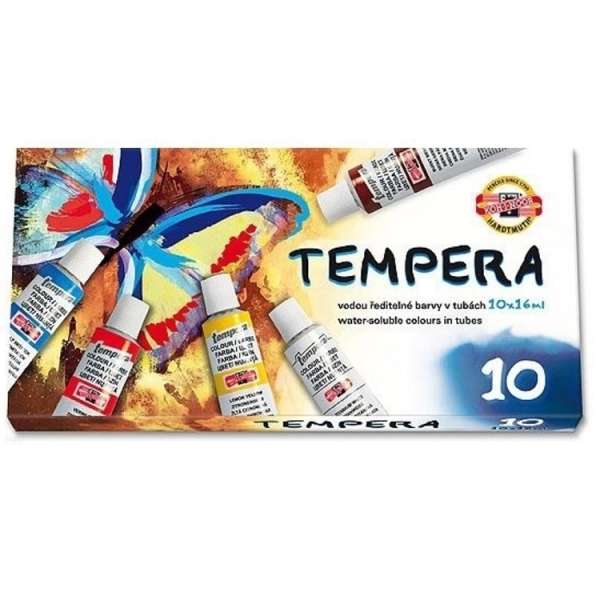 Tempera festék készlet KOH-I-NOOR / 10x16ml  (Tempera festék készlet /)